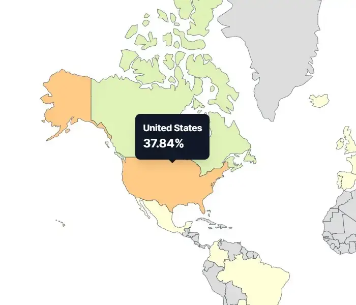 Kde se těží bitcoin? (2025)