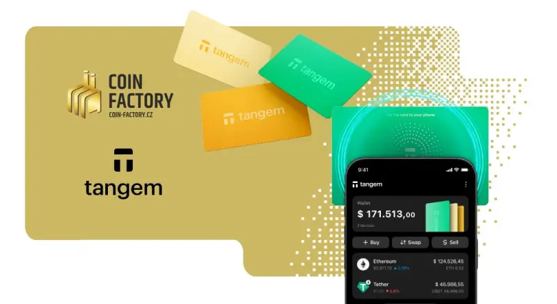 Coin Factory is Now a Certified Tangem Wallet Reseller: Learn More About the Product